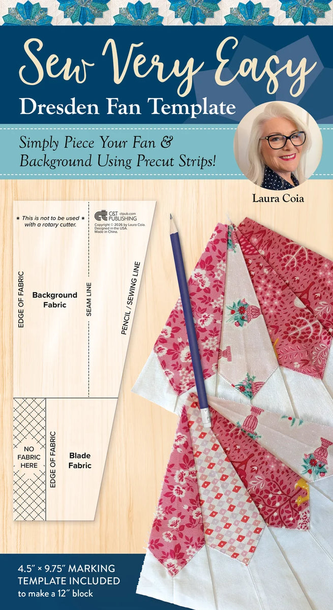 Extremly Simple Patterns Sew Very Easy Dresden Fan Template – N. Jefferson Ltd.