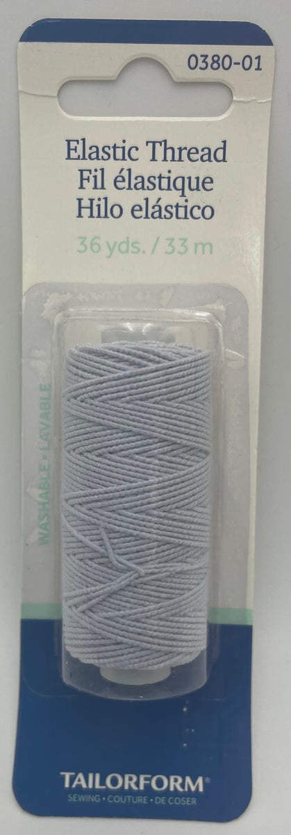 Tailorform Elastic Thread, 36YD / 33M – N. Jefferson Ltd.