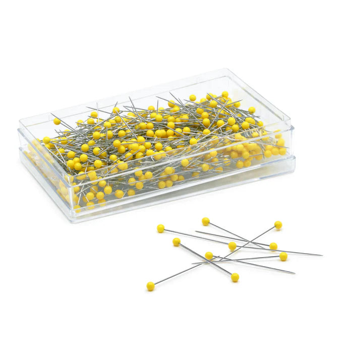 Dritz Yellow Plastic Head Sharp Steel Quilters Pins, 500pc. – N ...