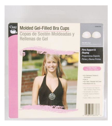 Dritz Molded Gel-Filled Bra Cups in Nude - B & C Cup Size, 1 Pair – N.  Jefferson Ltd.