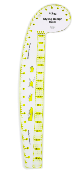 Dritz 3-in-1 Styling Design Curve Ruler – N. Jefferson Ltd.