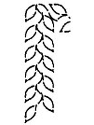 Floating Clouds Pantograph Pattern, 7.5 Floating Clouds Pantograph Pattern, 7.5