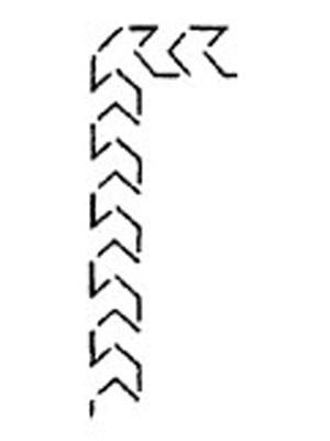 Floating Clouds Pantograph Pattern, 7.5 Floating Clouds Pantograph Pattern, 7.5