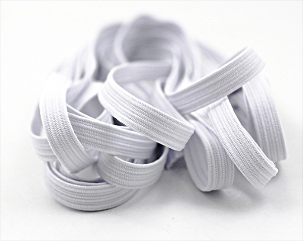Elastic White 6mm