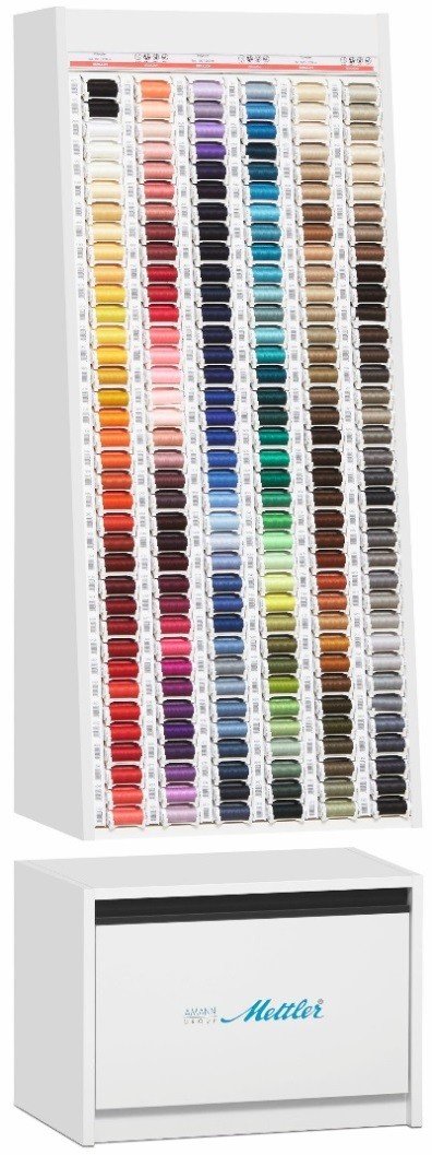 Mettler Thread Prepak/ Display - Silk Finish Cotton Thread in Three Si ...