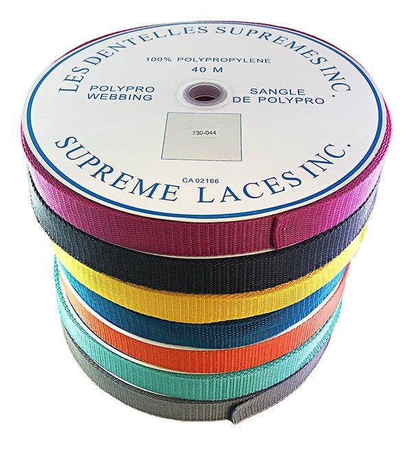 Supreme Laces Belting/Webbing Polypropylene, 25mm x 40m #S730 – N ...