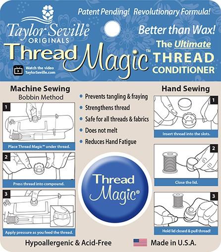 Thread Conditioning Machine Thread Magic ROUND Hand Sewing Thread Conditioner, 1pc. (Full Colour I ...